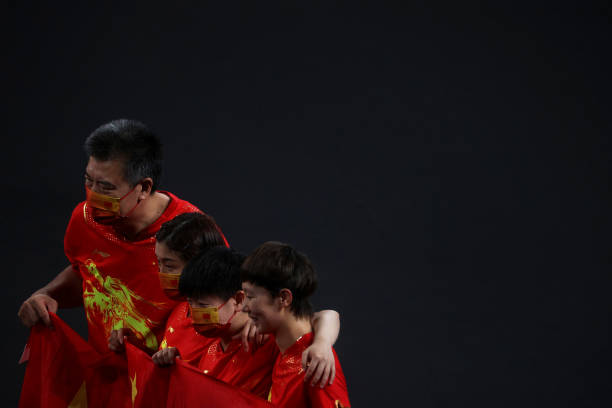 2021乒乓球混雙決賽：中國組合許昕/劉詩雯憾負(fù)日本摘銀